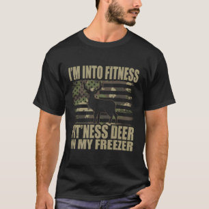 Jacht Ik ben in fitness fit herten in mijn vries T-shirt