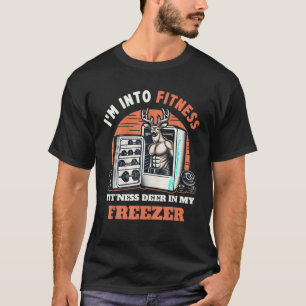 Jacht Ik In Fitness Herten Diepvriezer Grappige Ja T-shirt