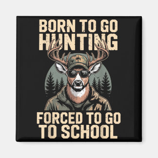 Jacht Jeugd Camo Herten Jagen Geboren Geforceerd N Magneet