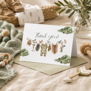 Jacht Jongen Baby Shower Bedankkaart