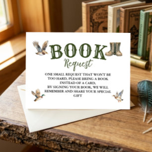 Jacht Jongen Baby Shower Boek Verzoek Informatiekaartje