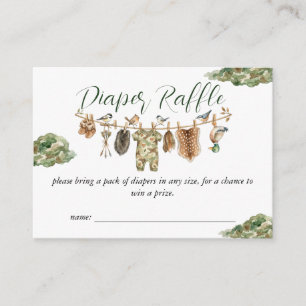 Jacht Jongen Baby Shower Luier Raffle Informatiekaartje