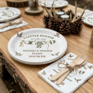 Jacht Jongen Baby Shower Papieren Bordje