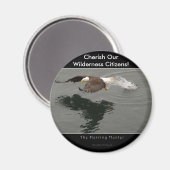 Jacht Kale Eagle Gift Item Magneet (Voorkant / Achterkant)