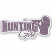 Jacht meisje sticker (Voorkant)