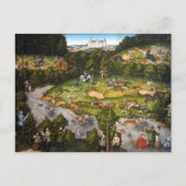 Jacht nabij het kasteel van Hartenfels - Cranach t Briefkaart (Voorkant)