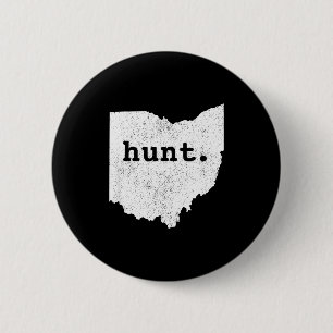 Jacht Ohio Boogschieten Staats Hertenjacht Cadeau Ronde Button 5,7 Cm