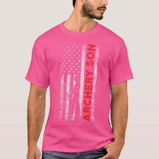 Jacht op boogschutter zoon boogschieten boog t-shirt