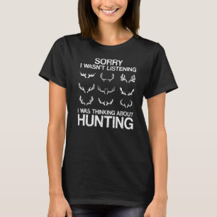 Jacht op Bow en Rifle Deer Hunters Deer Shed B T-shirt