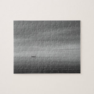 jacht op Calm Water Black en White Photo Puzzle Legpuzzel