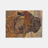  jacht op Chocolade Lab Fleece Deken (Voorkant (Horizontaal))