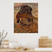 jacht op Chocolade Lab Poster (Keuken)