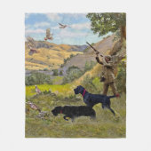 Jacht op Chukar patrijs Fleece Deken (Voorkant)
