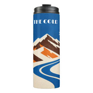 Jacht op de Koude Retro Alpine Thermische Reisbeke Thermosbeker