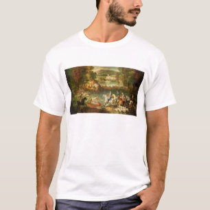 Jacht op de Saint-Jean Pond in het bos T-shirt