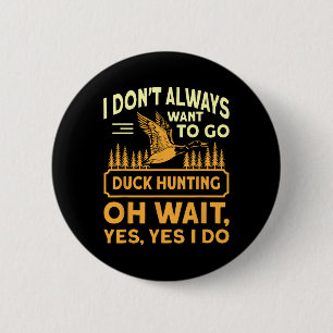 Jacht op ganzen Funny Gans Jager Patriottisch Cita Ronde Button 5,7 Cm