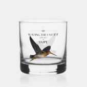 JACHT OP HET SNELSTE WILD OP SNIPE WHISKY GLAS (Voorkant)