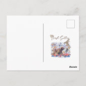 jacht op Irish Setter Briefkaart (Achterkant)