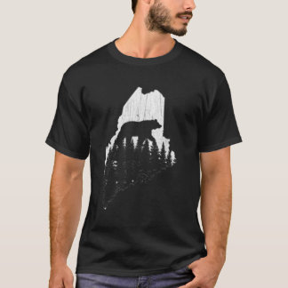 Jacht op Maine Beer E bos buiten T-shirt