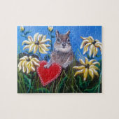 "Jacht op Valentijnse " Legpuzzel (Horizontaal)