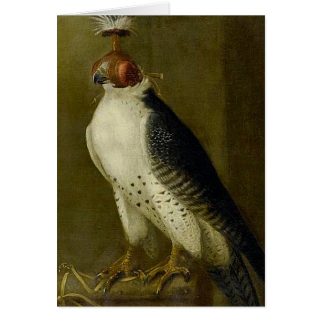 Jacht op valk - 17e eeuw (Voorkant)