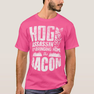 Jacht op varkens Jager van varkens Jager van wilde T-shirt