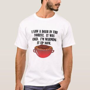 Jacht opgewarmd hert Grappige jacht T-shirt
