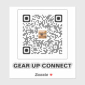 Jacht QR-code sticker – Geef je outfit een boost e (Vel)