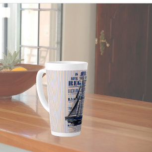  jacht Regatta Advertisement Latte Mok