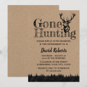 Jacht roestige kraft pensioenfeestje kaart (Voorkant / Achterkant)