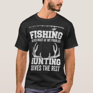 Jacht Vissen Mannen Hertenjager Visser Papa T-shirt