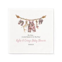 Jacht Waskleine Roze Camouflage Meisje Baby Shower