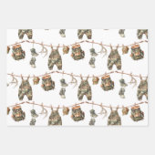 Jacht Wrapping Papier Flat Sheet Set van 3 Inpakpapier Vel (Voorkant)