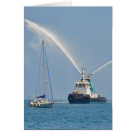 Jacht Zig Zag en sleepboot