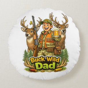 Jachtavontuur met papa, grappig jachtcadeau-idee rond kussen