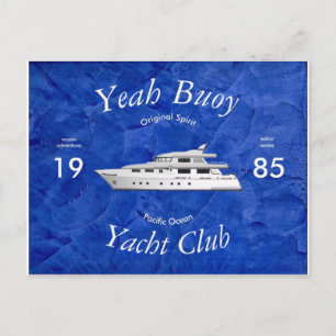 Jachtclub Yeah Boei Briefkaart
