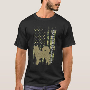 jachthond Camouflage US Camo Flag Alaska T-shirt