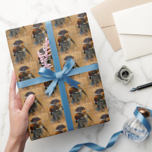 Jachthond Met Fazant Wildvogel Jacht Sport Cadeaupapier