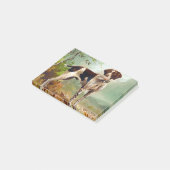 Jachthond met vogel in de mond post-it® notes (Schuin)