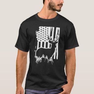 Jachtkaart van Arizona-eland Staatskaart Amerikaan T-shirt