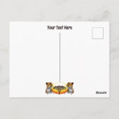 jachtluipaard briefkaart (Achterkant)