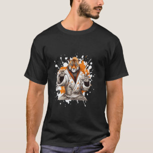 Jachtluipaard Karate Dieren Vechters Judo T-shirt