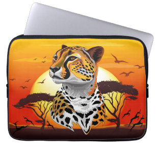 jachtluipaard laptop sleeve