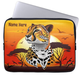 jachtluipaard laptop sleeve