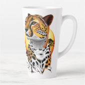 jachtluipaard latte mok (Rechts)