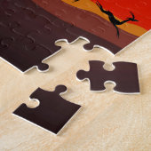 jachtluipaard legpuzzel (Zijkant)