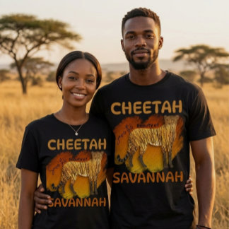 Jachtluipaard Sla de Schoonheid van Savannah Avont T-shirt
