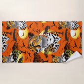 jachtluipaard strandlaken (Voorkant)