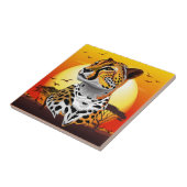 jachtluipaard tegeltje (Zijkant)