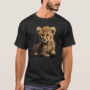 Jachtluipaard Wilde Kat Welp Grote Kat Safari Afri T-shirt